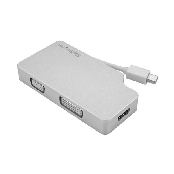 StarTech.com トラベルAVアダプタ アルミ製ケース MDPVGDVHD4K 1台