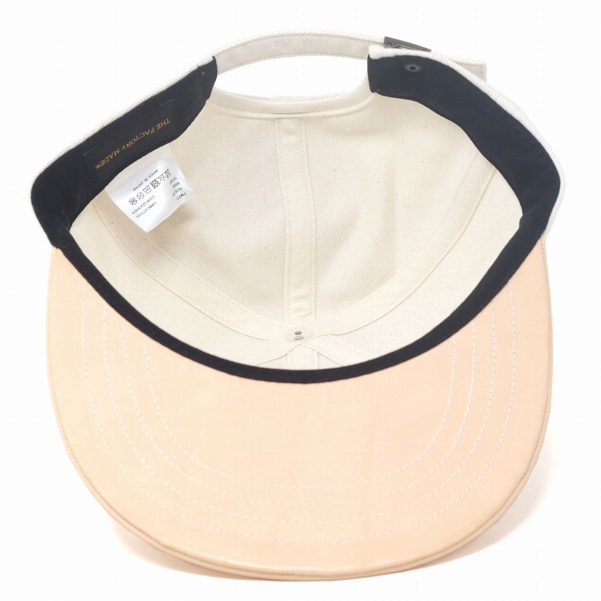 THE FACTORY MADE (ザファクトリーメイド) キャップ メンズ 牛革