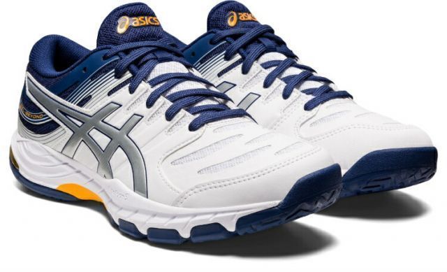 asics アシックス GEL-BEYOND 6 W/PRSV 30 1073A038 104 | スポーツ スポーツ用品 グッズ ツール 雑貨 靴 シューズ 30センチ レディース メンズ ハンドボール 衝撃緩衝性 白 ホワイト 銀 シルバー
