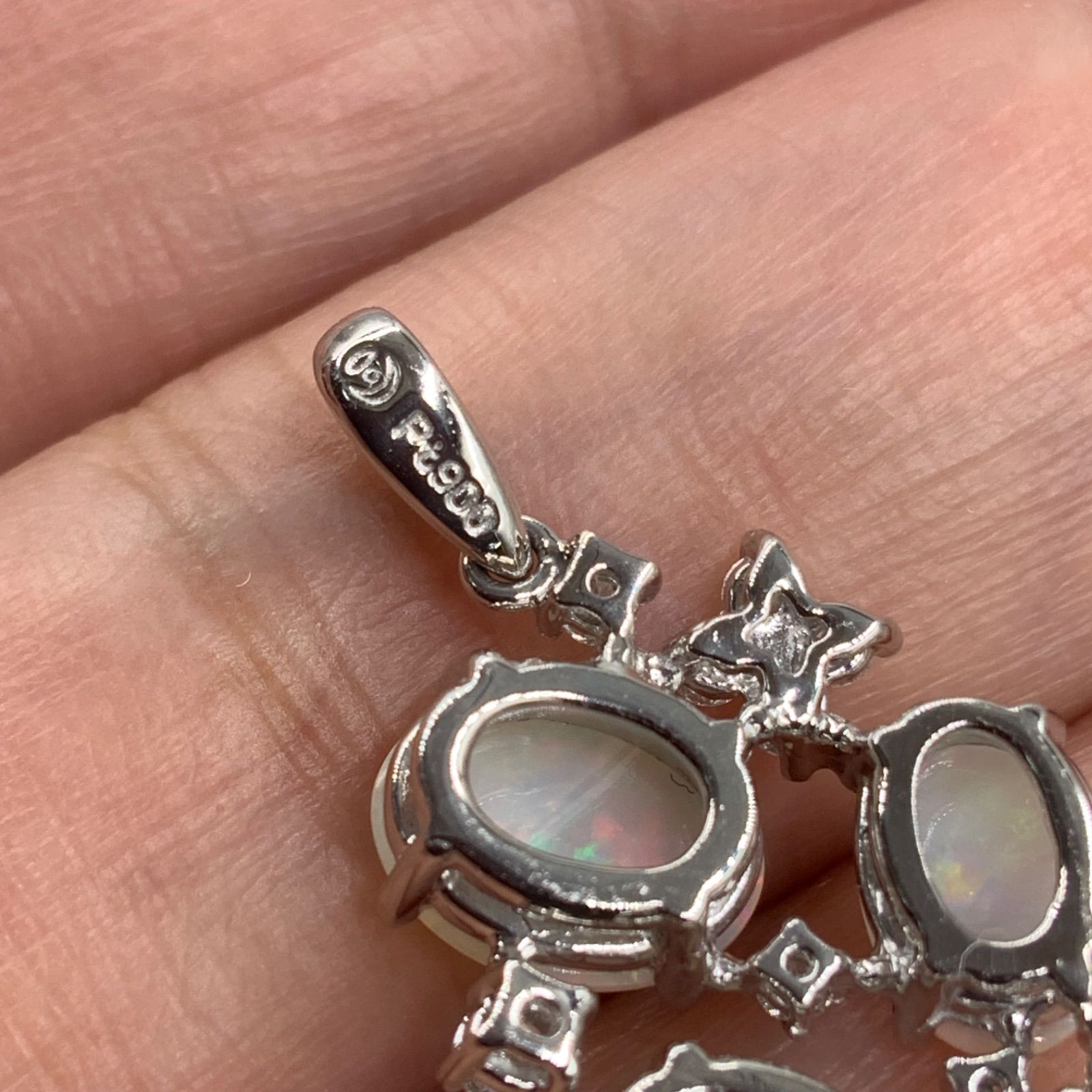 TASAKI タサキ オパール ペンダント pt900 ダイヤ 3.5g