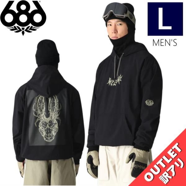 686 24-25 スノーボードウェア ブラック L 686 24-25 スノーボードウェア ブラック L