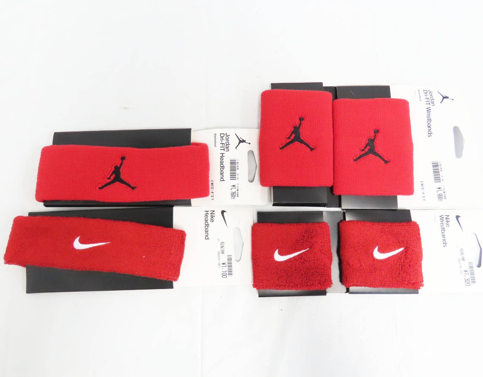 Nike ナイキ Jordan ジョーダン リストバンド ヘッドバンド 4点