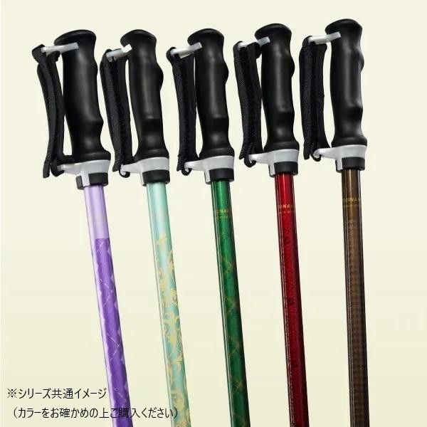 SINANO シナノ もっと安心2本杖 パープル 650213