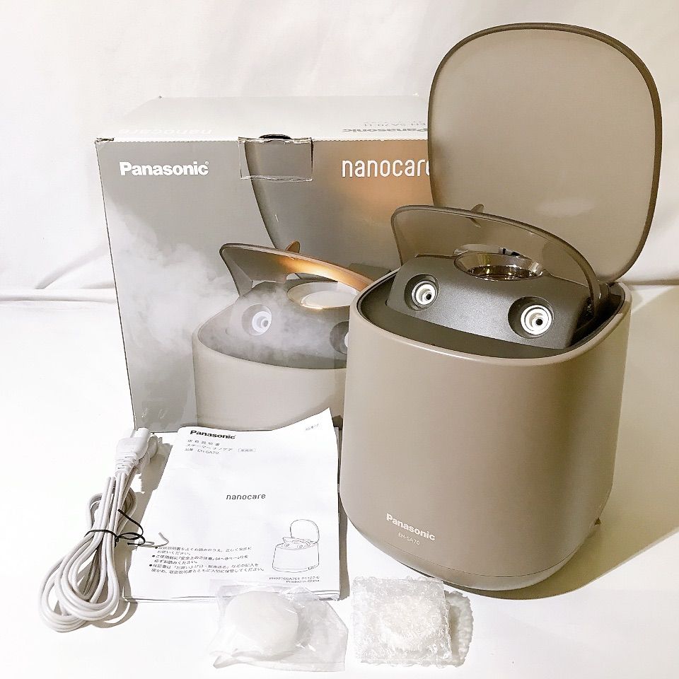 Panasonic スチーマー　ナノケアEH-SA70-H GRAY グレー Amazon.co.jp: パナソニック スチーマー ナノケア 濃密ダブルスチーム