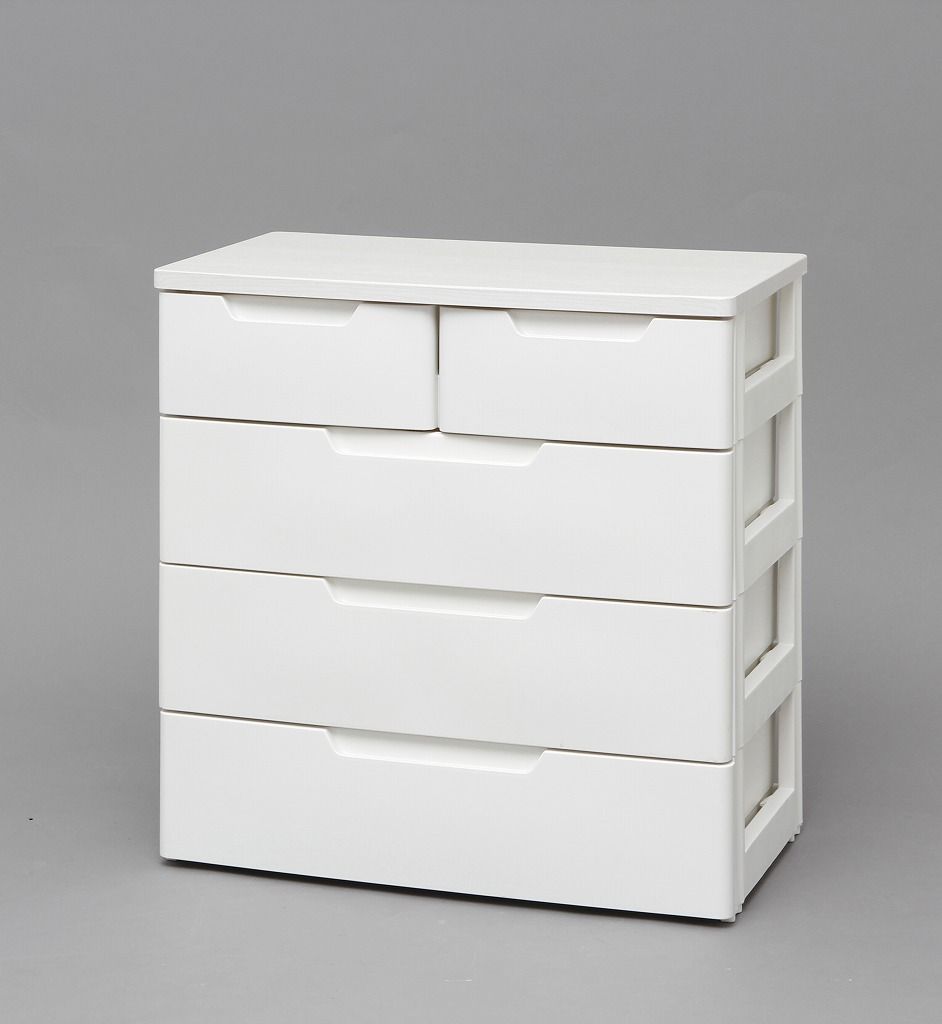 アイリスオーヤマ マルチユースチェスト 4段 幅約73×奥行約40.5×高さ約77.5cm ホワイト 白 MU-7232 IRIS OHYAMA