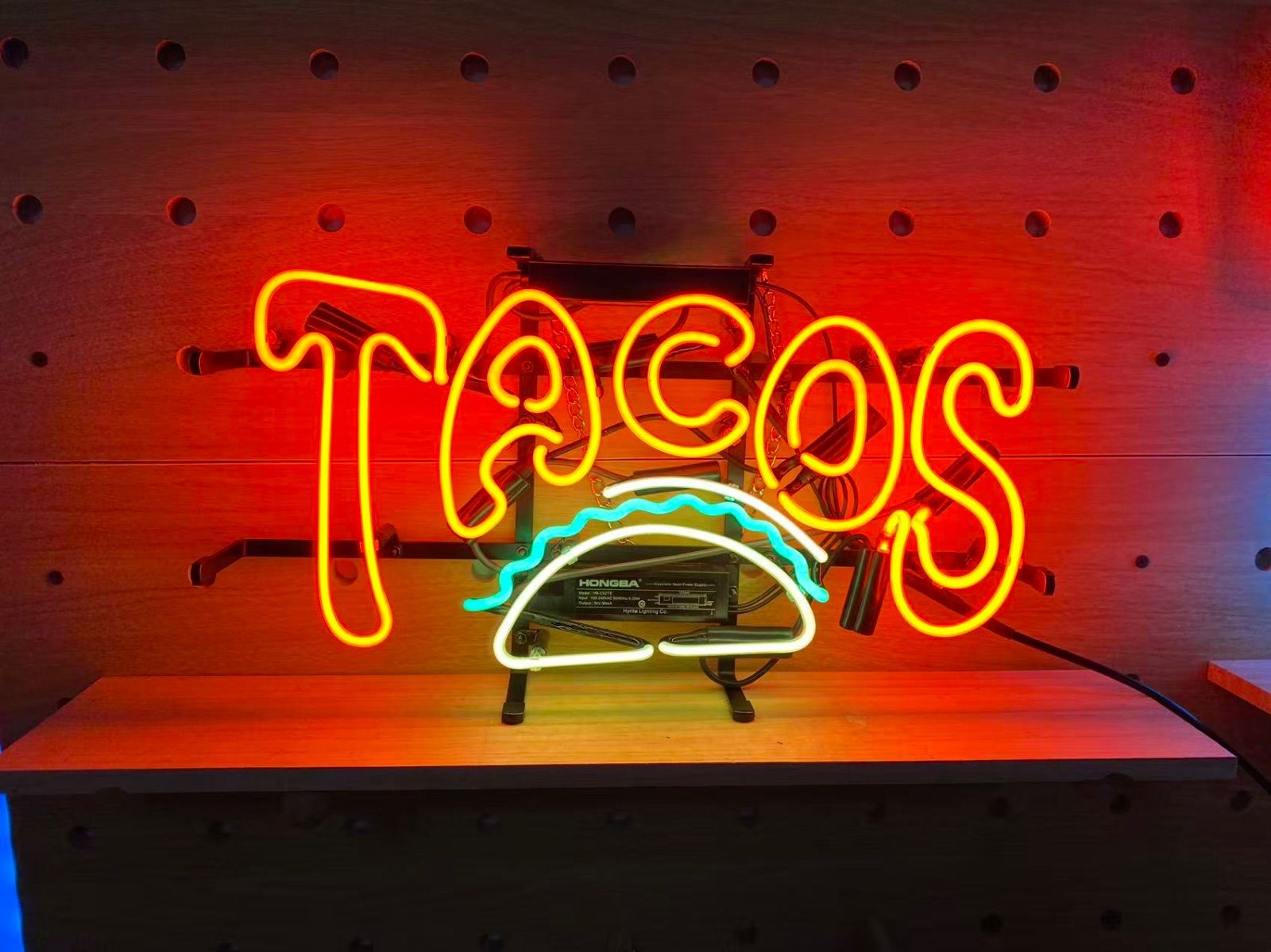 オーダーメイド ネオン管 TACOS ネオンライト メキシカン 看板 LED