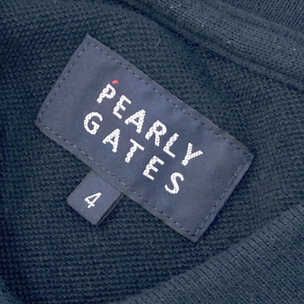 PEARLY GATES スヌーピーポロ　4(M)サイズ　定価27,500 PEARLY GATES パーリーゲイツ×PEANUTS 半袖ポロシャツ ネイビー