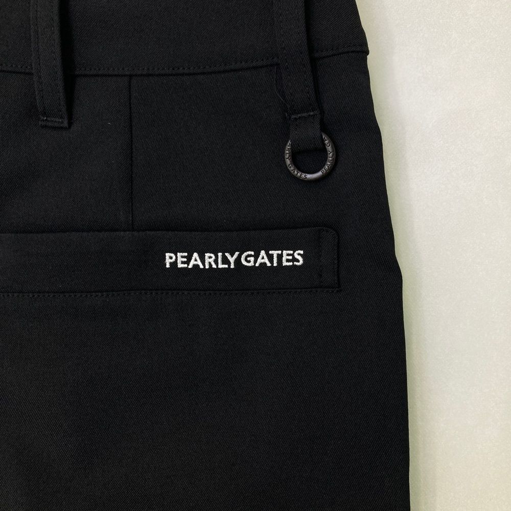 サイズ：00 PEARLY GATES パーリーゲイツ 2024年モデル ストレッチパンツ  ブラック系 [240101491301] ゴルフウェア レディース ストスト サイズ：00 PEARLY GATES パーリーゲイツ 2024年モデル