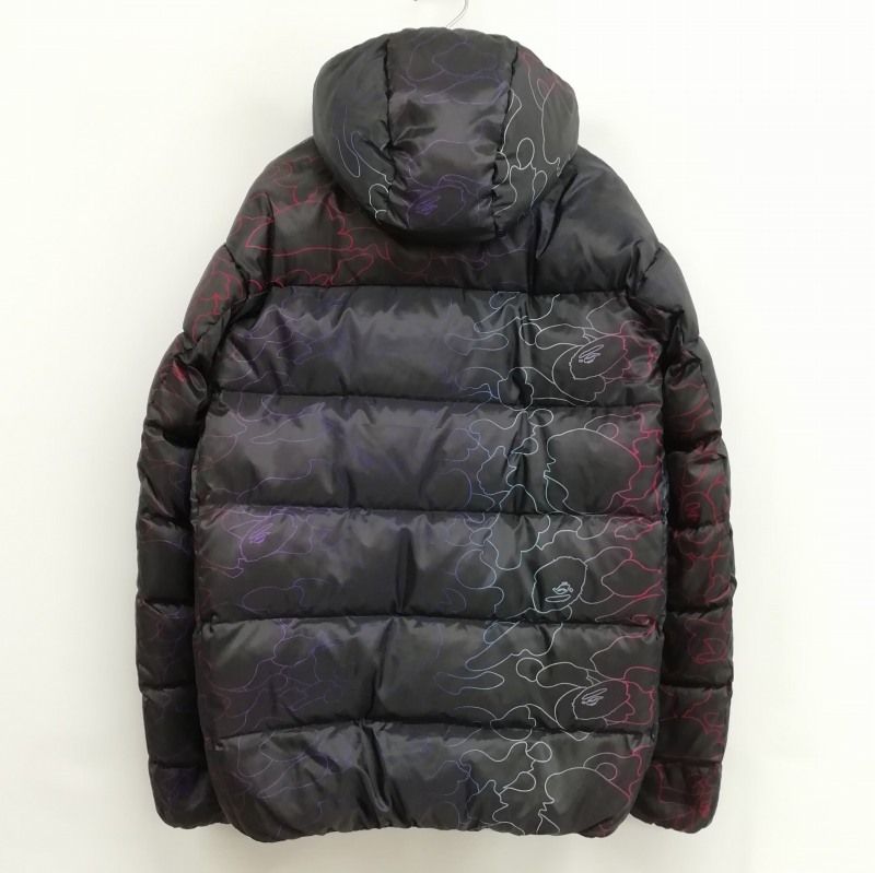 アベイシングエイプ A BATHING APE 16AW Pencil Neon Camo Hoodie Down 