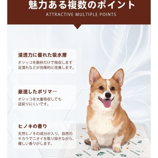 HONEYCARE ハニーケア 犬 ペットシーツ 香り付き レギュラー 厚型 480枚入り 80枚 6袋