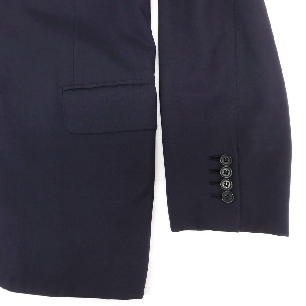 中古】ブリオーニ Brioni ウール テーラードジャケット ダークネイビー