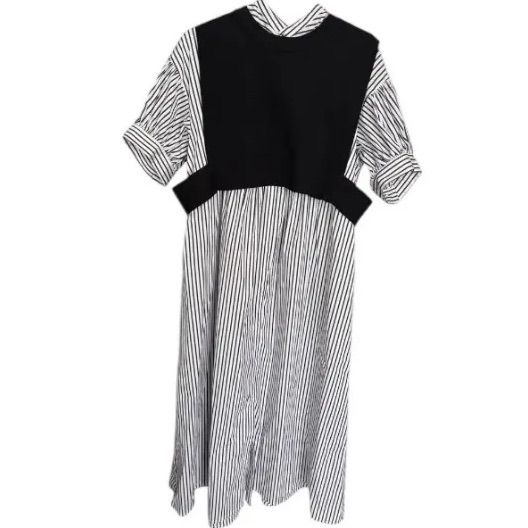 アダムエロペ ミニベストシャツワンピースセット 定価 ¥19 800 ホワイト|ブラック