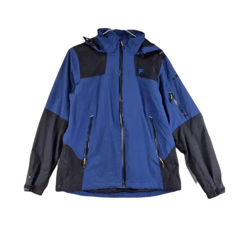 F3028 FILA メンズ 95 バイカラー 防風 アウター フード ジャケット/ダーク