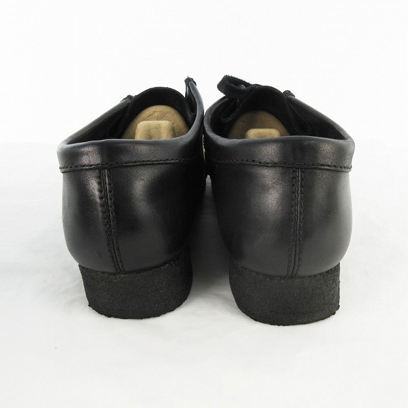 ■ Clarks クラークス ワラビーブーツ レザーシューズ 11826 黒 クラークス clarks Wallabee Leather 11826 Black ワラビー ブーツ