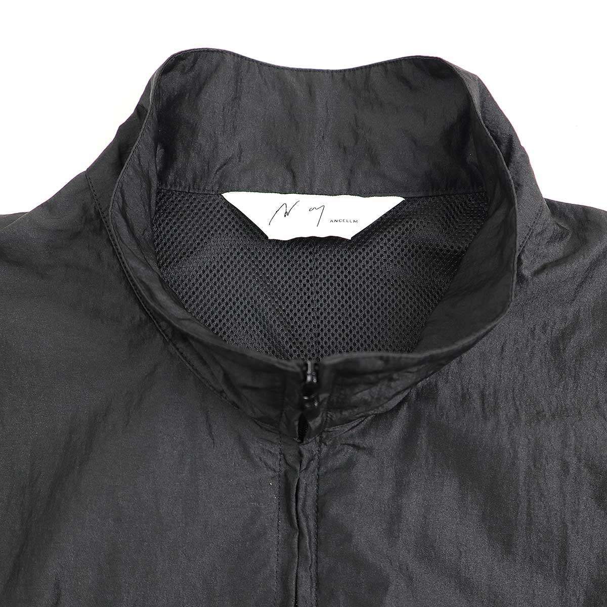 ジャケット・アウター 24SS Ancellm NYLON KIMONO BLOUSON 2 ANCELLM（アンセルム） 2024SS 24SS NYLON KIMONO BLOUSON Black