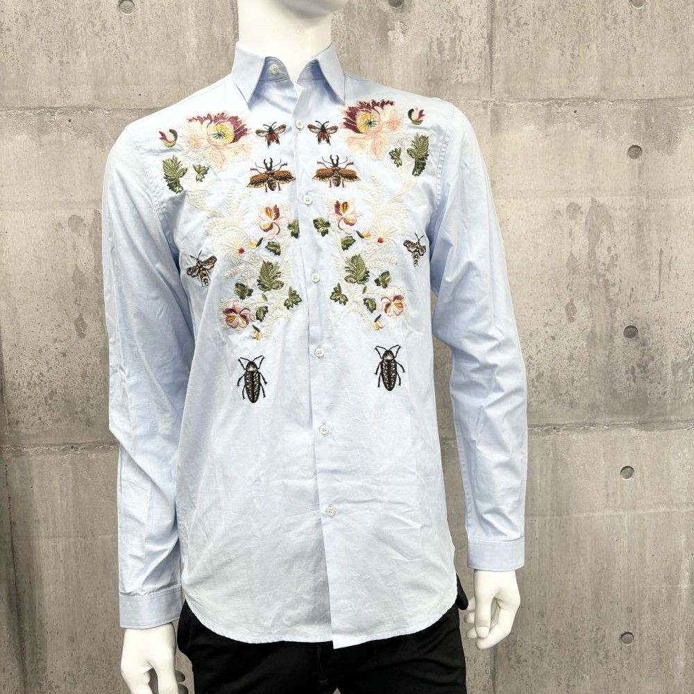 GUCCI - GUCCI キッズシャツ ロゴ刺繍の通販 by わかあおい's