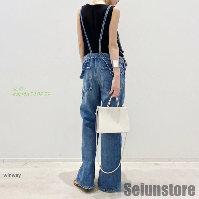 サロペット レディース 春夏秋 30代40代50代 デニムパンツ 九分丈パンツ ボカジュアル ゆったり オシャレ オーバーオール 着痩せ ジーンズ am4a510239