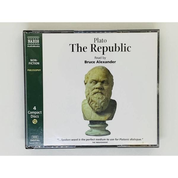 4CD Plato THE REPUBLIC / Read by Bruce Alexander / プラトン 哲学者 