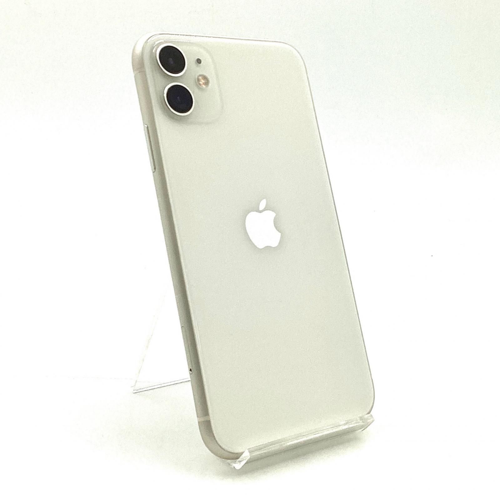 iPhone 11 128GB ホワイト SIMフリー 白ロム 83%【難有】【最速発送