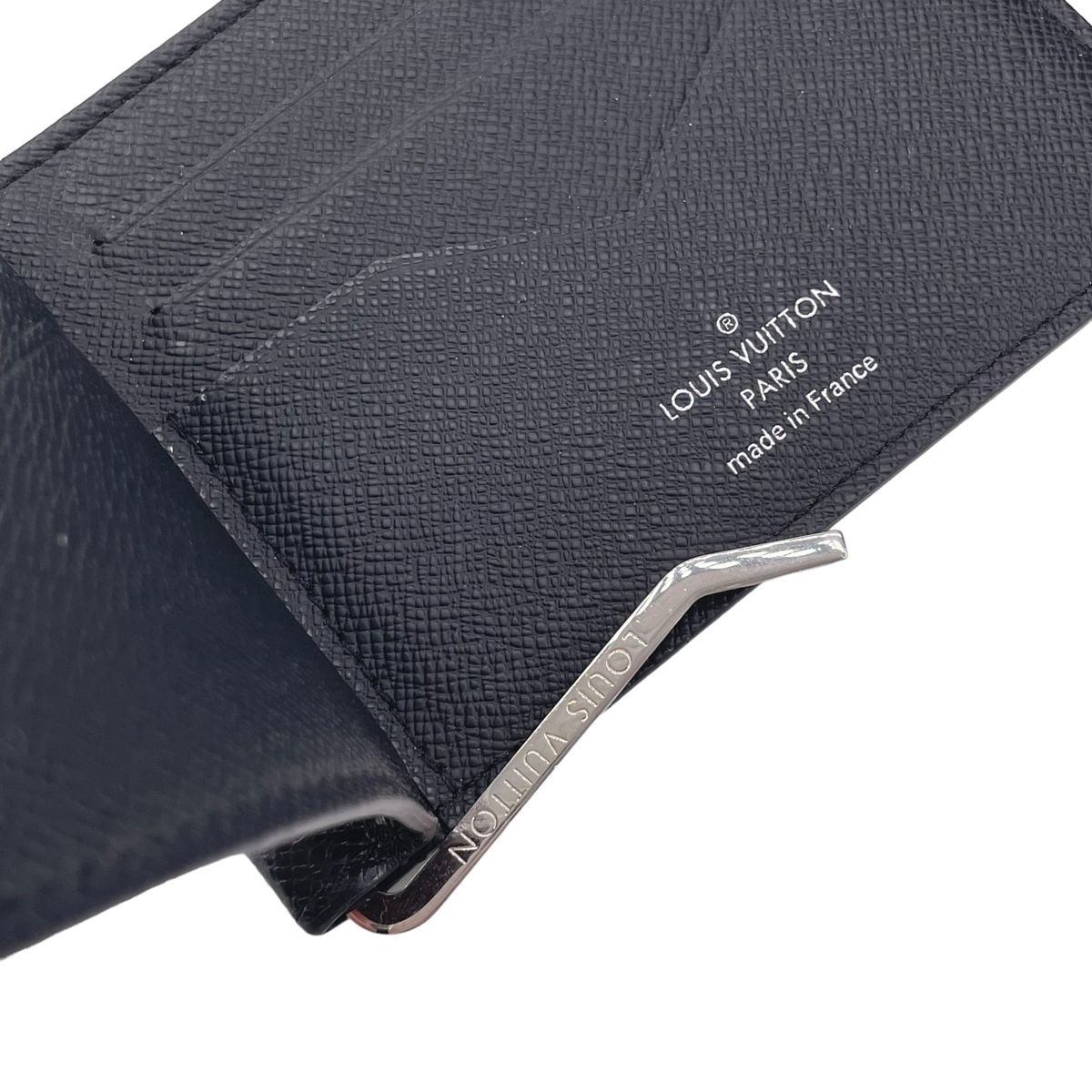 極美品✨ルイヴィトン タイガ マネークリップ レザー 折り財布