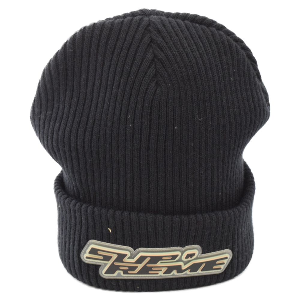 SUPREME (シュプリーム) 21AW Raised Logo Patch Beanie ロゴラバー