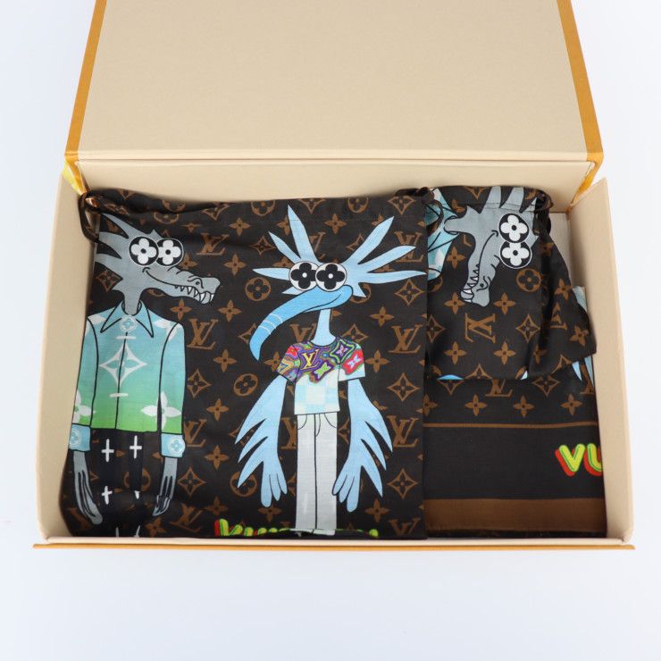LOUIS VUITTON ルイ ヴィトン セット マスク バンダナ LV