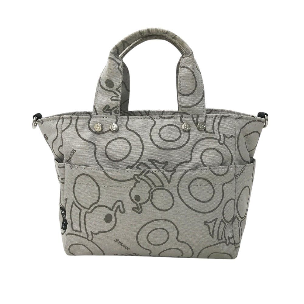 8YARDS ハチヤーズ カートバッグ 総柄 グレー系 [240101335264] ゴルフ