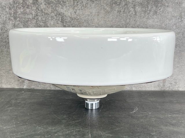 洗面ボウル TOTO L652D 自動水栓付き手洗い器 ベッセル式 洗面器 ホワイト 機能部なし 約34.5×34.5cm|514136 HRDEVELOPMENT_JP