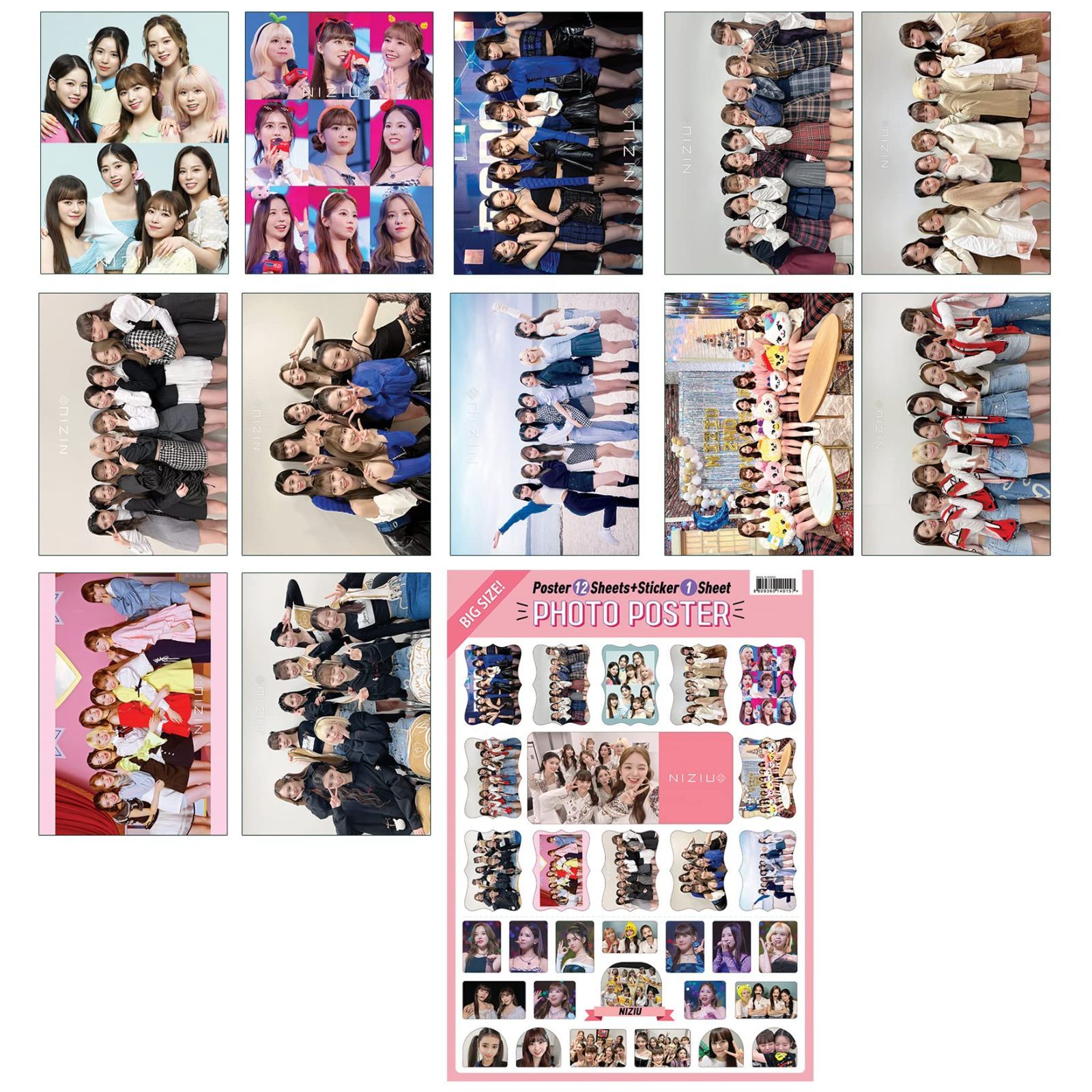 数量限定】(NiziU)) (ニジュー Set Poster ポスターセットA3