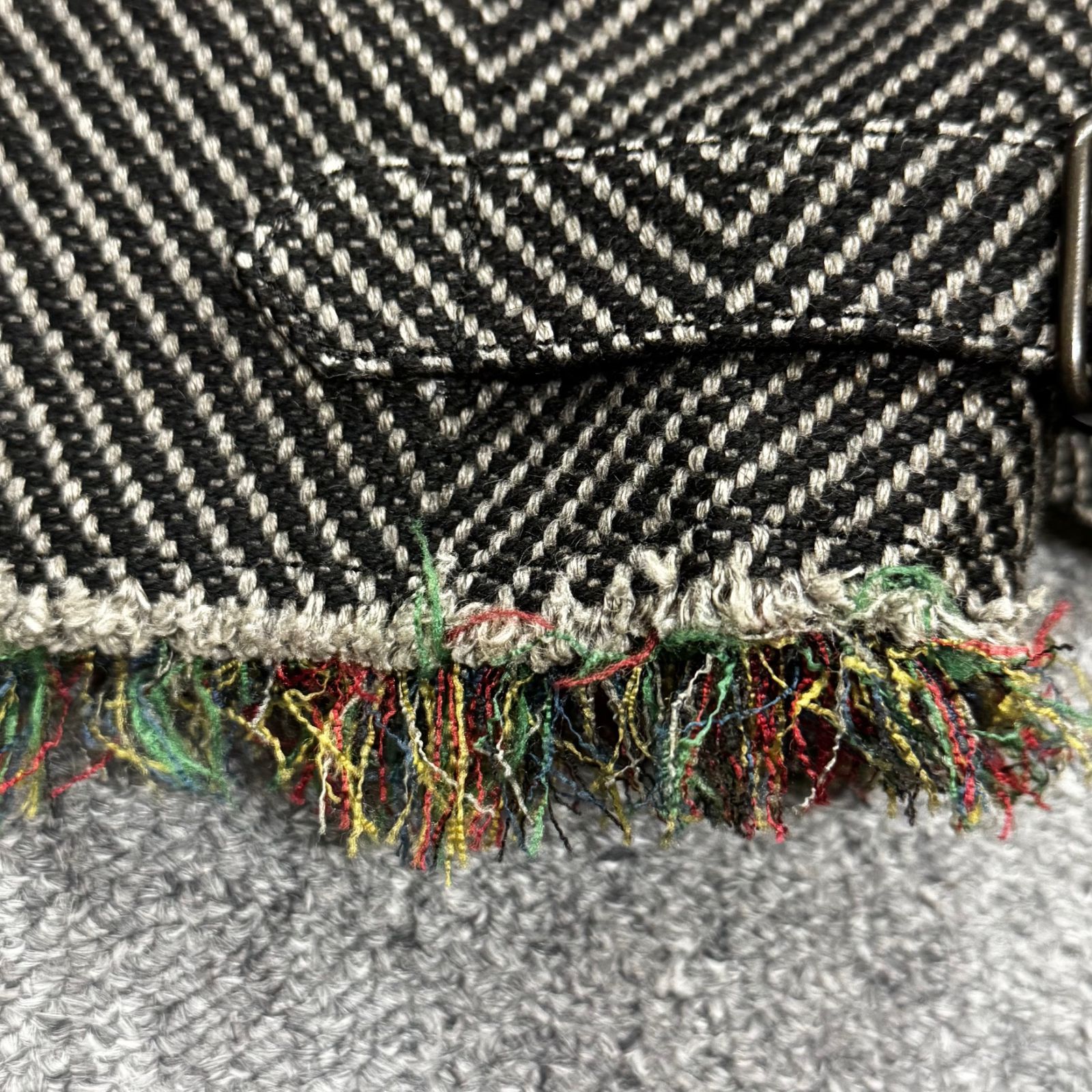 タグ付きYohji Yamamoto 24AW ヘリボーンブルゾン LOOK14 Yohji Yamamoto 24AW Look14 ヘリンボーンブルゾン AUTUMN