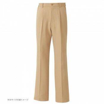 アイトス メンズシャーリングパンツ 1タック モカ 032 SS 7643