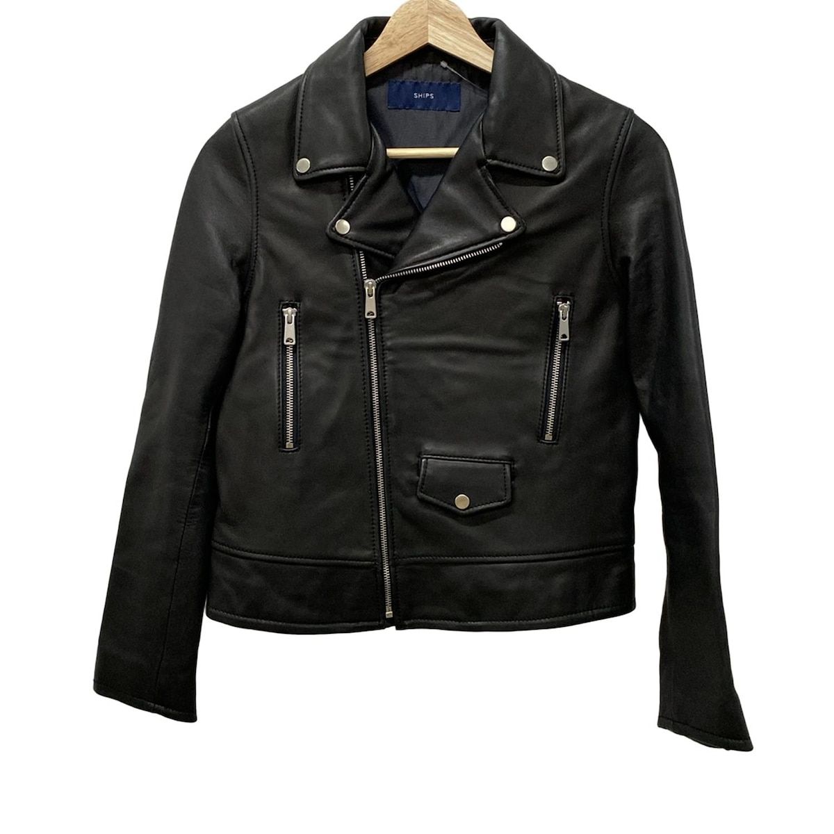 SHIPS clark スエードライダースジャケット SHIPS(シップス) ライダースジャケット サイズ36 S レディース