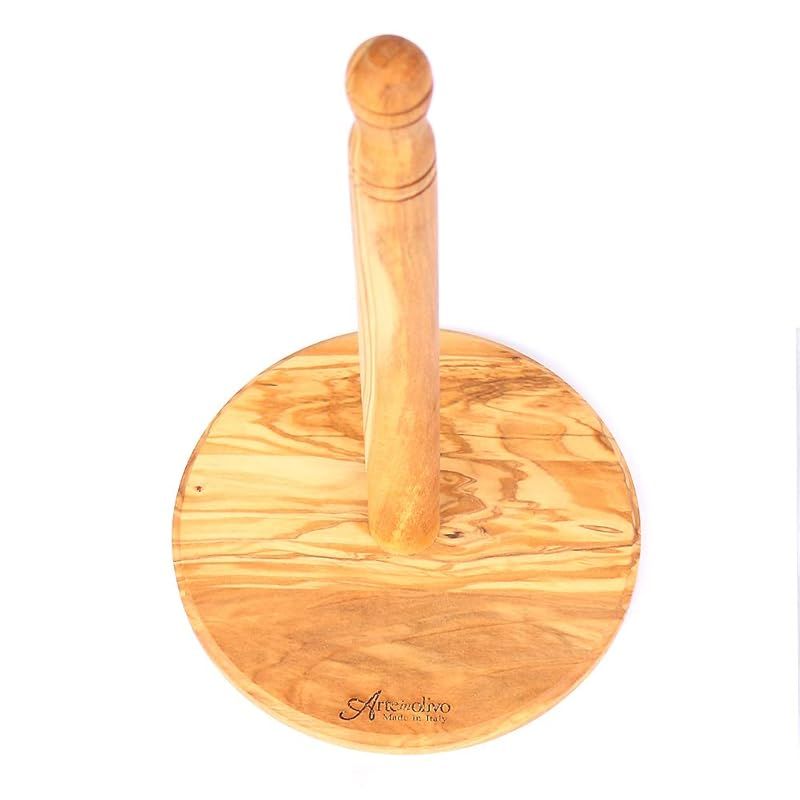 Arteinolivo アルテインオリーボ オリーブウッドのキッチンペーパーホルダー 1