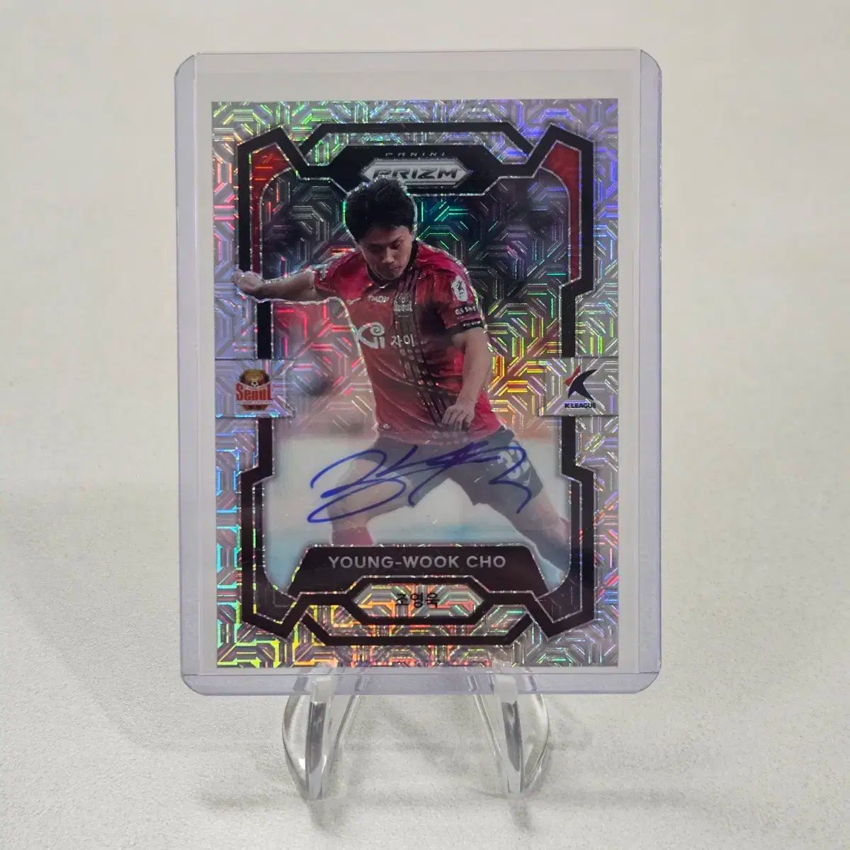 2024 Panini パニーニ K リーグ プリズム FC SEOUL（ソウル） チョ・ヨンウク 模造 サインカード