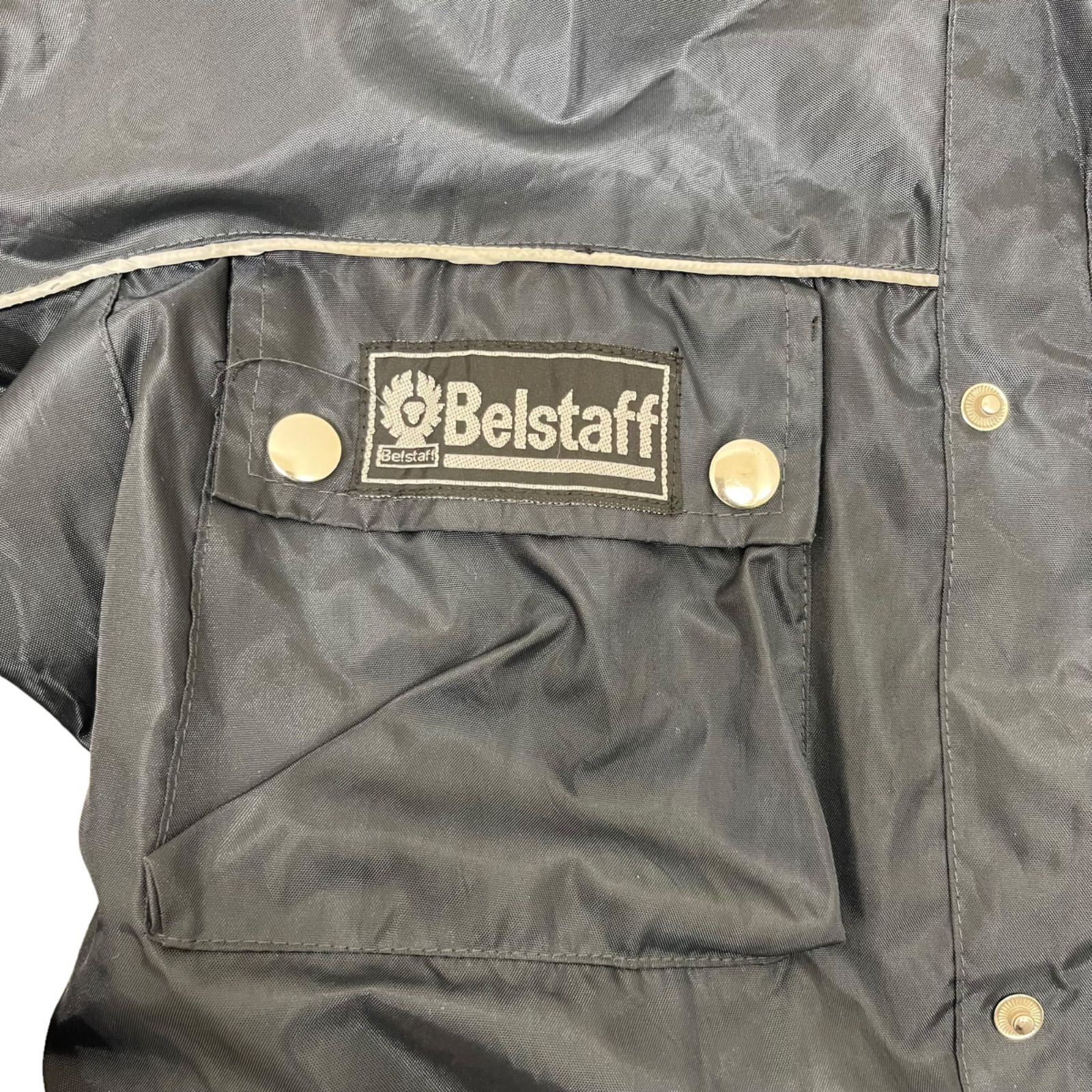 GC692 Belstaff ベルスタッフ ナイロンジャケット ジャケット 羽織り トップス ネイビー メンズ サイズL