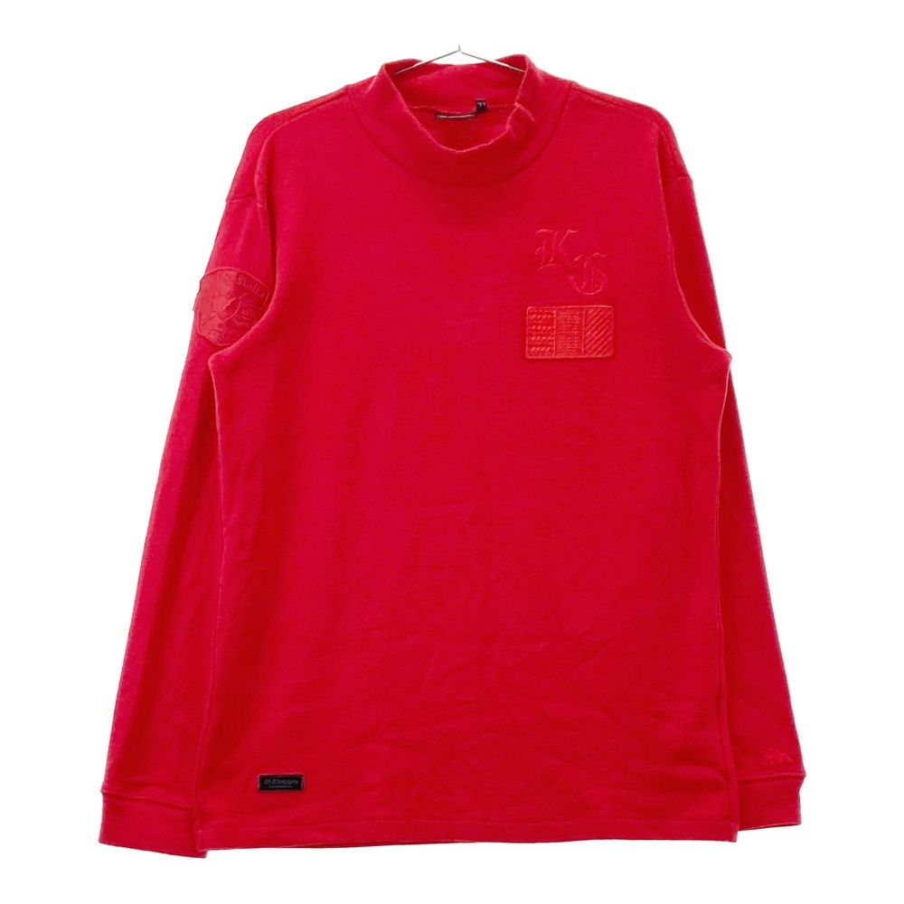 サイズ：XL RESURRECTION レザレクション  ニットセーター  レッド系 [240101437629] ゴルフウェア メンズ ストスト サイズ：XL RESURRECTION レザレクション ニットセーター レッド