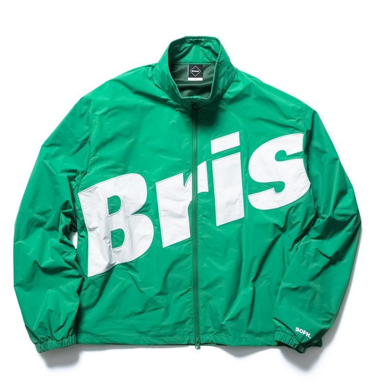 F.C.R.B BIG LOGO APPLIQUE STAND COLLAR JACKET ジャケット FCRB