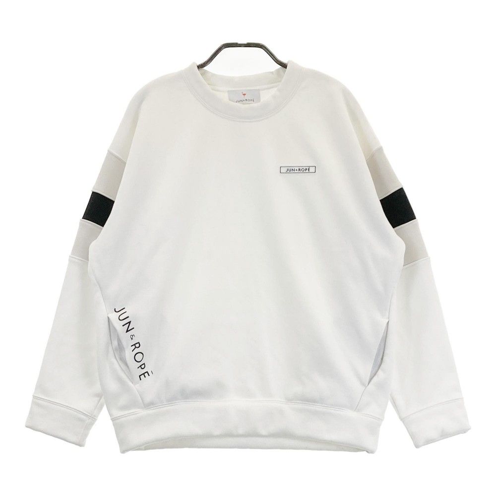 JUN AND ROPE ホワイトスウェットジャケット JUN & ROPE ホワイト トレーナー jun トレーナーのおすすめ人気商品