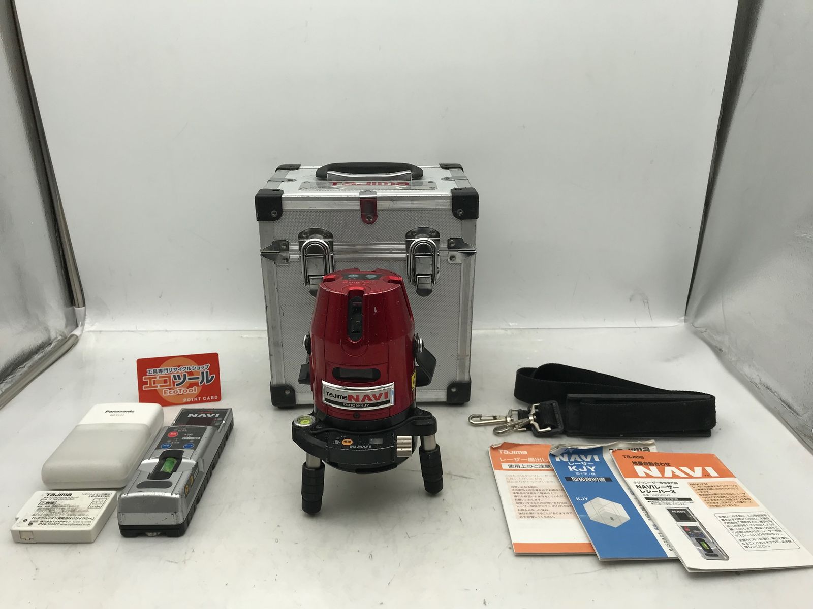 品 TAJIMA|タジマ レーザー墨出し器 NAVIゼロ 矩十字 横受光器付 ZERON-KJY ITVABQLBUODE エコツール小牧ｲﾝﾀｰ店 M02