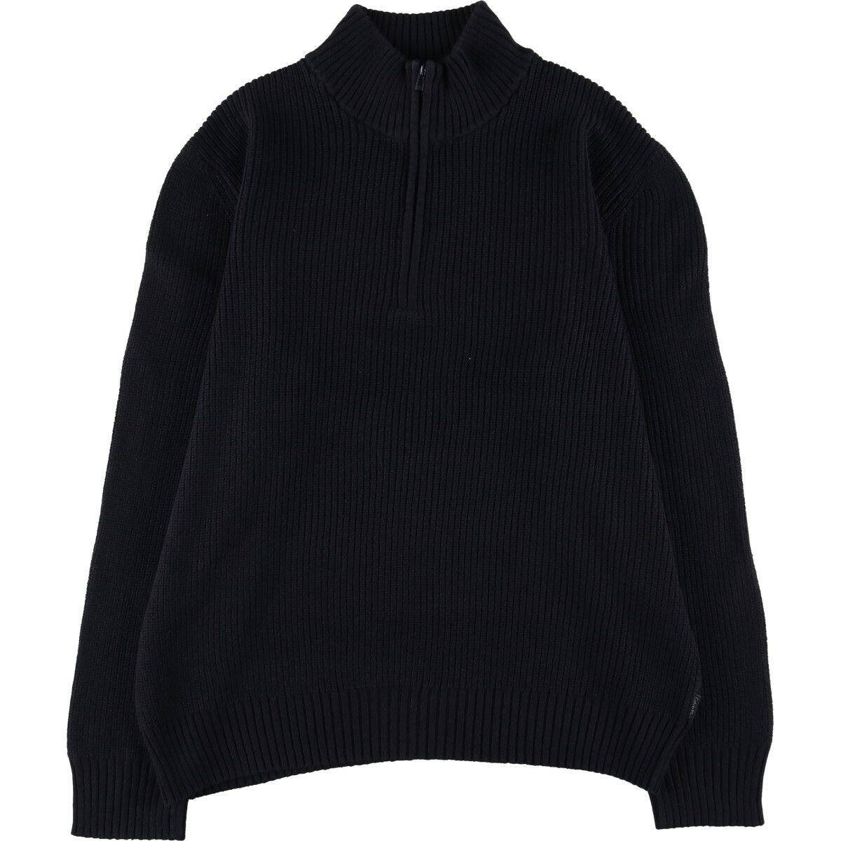 古着 カルバンクライン Calvin klein ハーフジップセーター メンズXL 