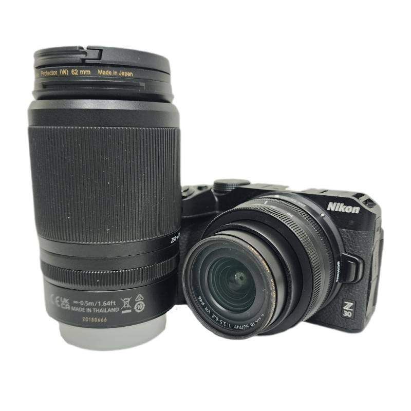ニコン Nikon ミラーレス一眼カメラ Z30 ダブルズームキット Z DX 16-50mm VR DX 50-250mm ブラック 動作 済 12510K109