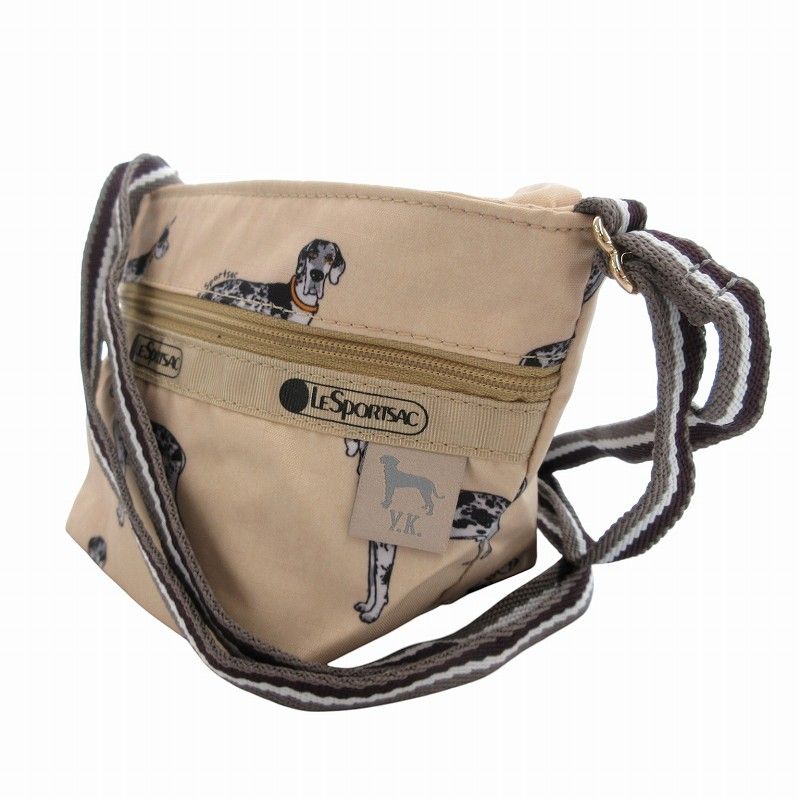 革製ポーチ 風間ゆみえ レザーポーチ レスポートサック LesportSAC ×風間ゆみえ 美品 ショルダー