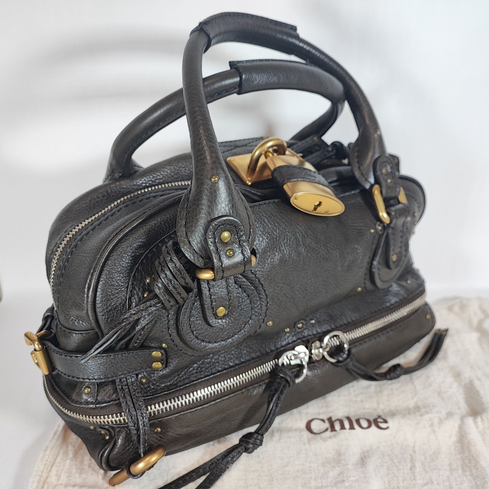 Chloe クロエ パディントン 2段式 ハンドバッグ - メルカリ