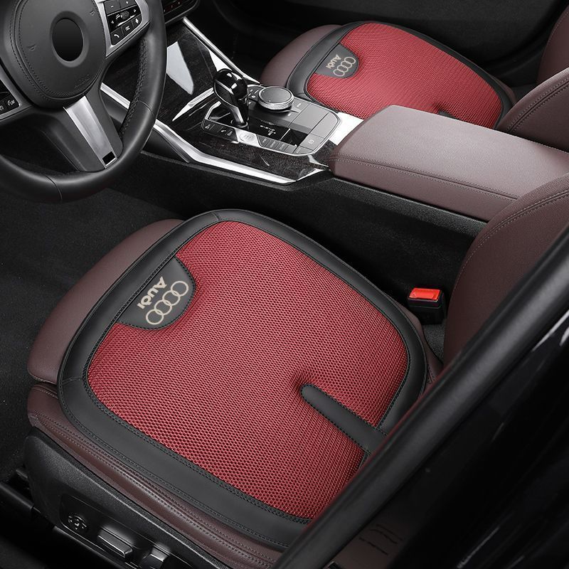 【新品未使用】アウディ（AUDI）車用クッション　カーシートクッション　お尻座布団　通気性3D ハニカム構造 メッシュ表面