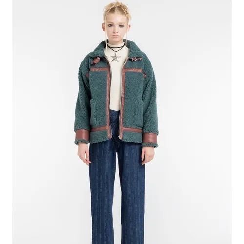 ベルト付きスタンド ボアジャケット