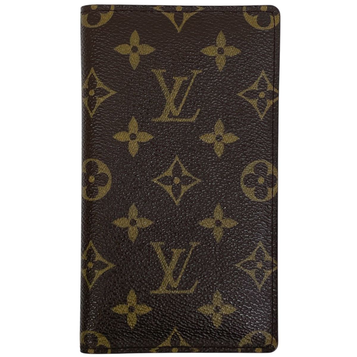 ルイ ヴィトン Louis Vuitton アジェンダ ポッシュ 手帳カバー カード入れ カードケース モノグラム ブラウン R20503 レディース