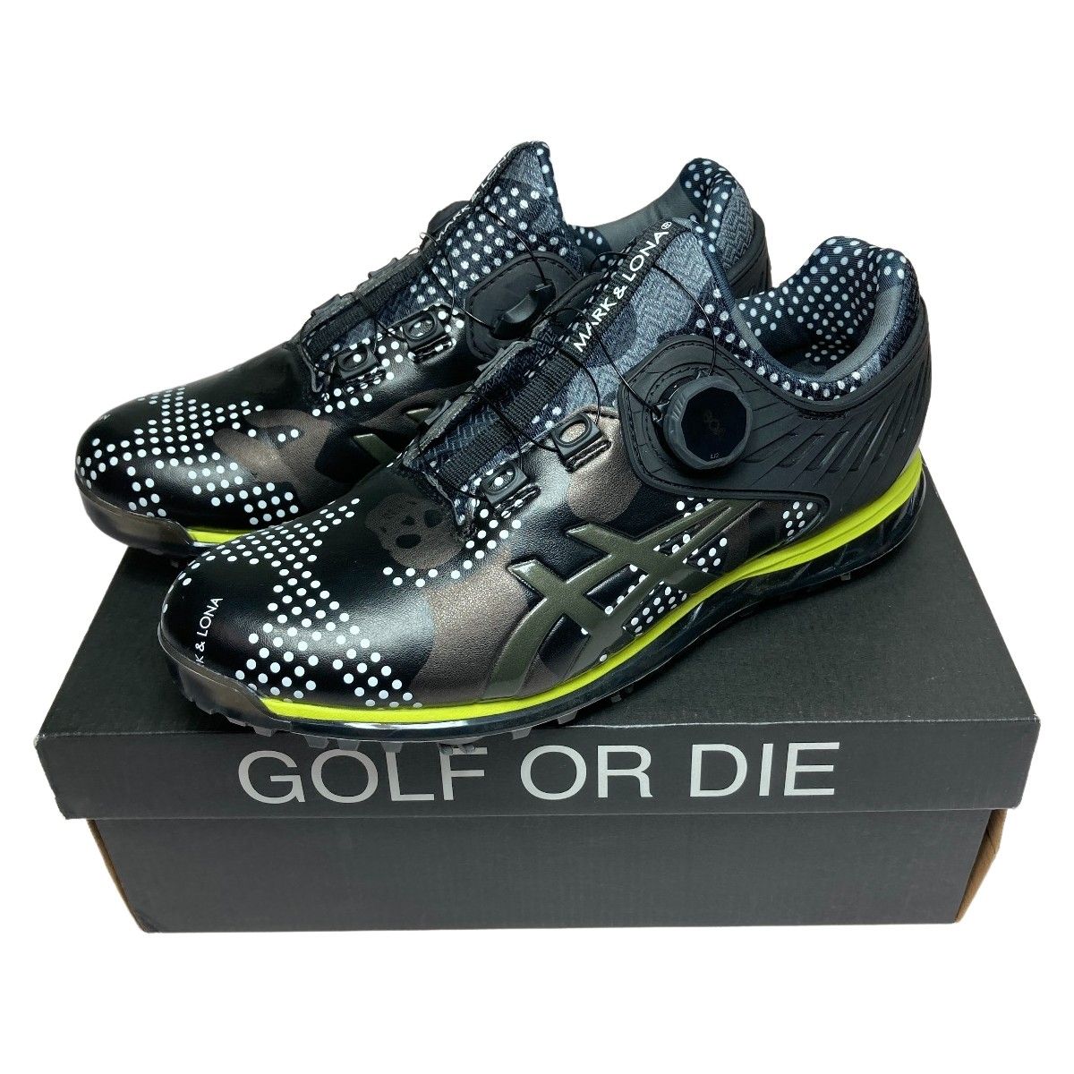 MARK&LONA マークアンドロナ × ASICS BOA 1111A203 ゴルフシューズ 