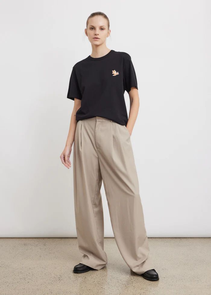 MAISON KITSUNE Tシャツ チラックス FOX メゾンキツネ ブラック