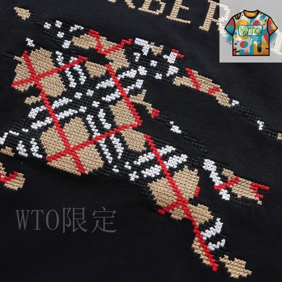 【BURBERRY(バーバリー)】Embroidered ロゴ入り Tシャツ 今日特価】BURBERRY Logo Embroidered バーバリー短袖 - メルカリ