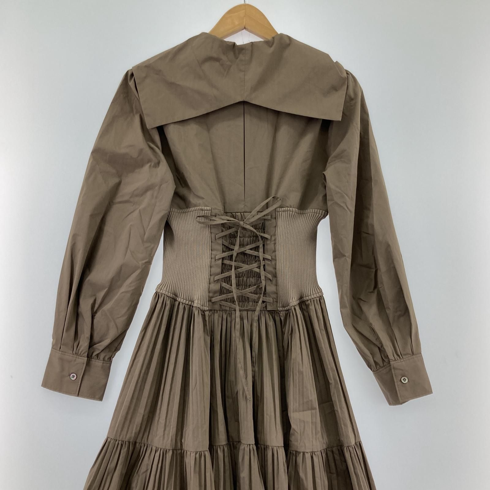 FRAY I.D フレイアイ・ディー ウエストリブ ビッグカラー シャツ  